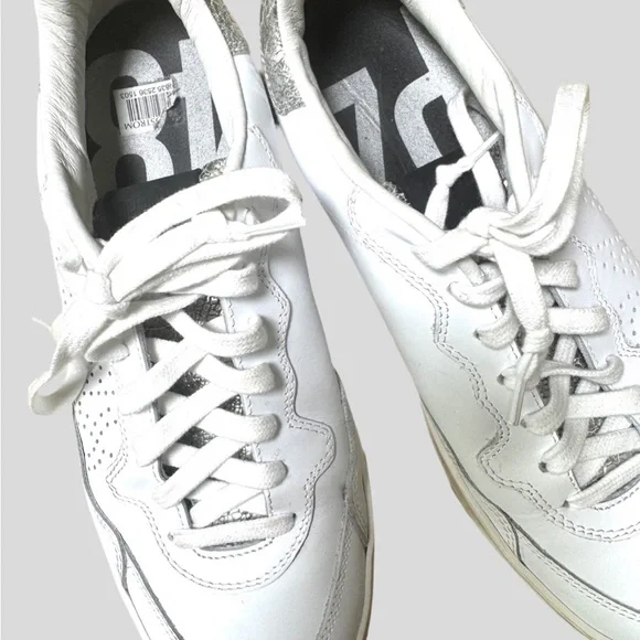 P448 Bali Sneakers Silver and White size 39 - Picture 3 of 8